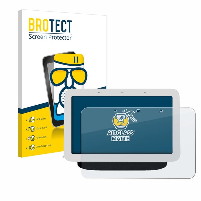 BROTECT - Screenprotector voor Google Nest Hub 2 - Folie Beschermfolie Beschermglas matte