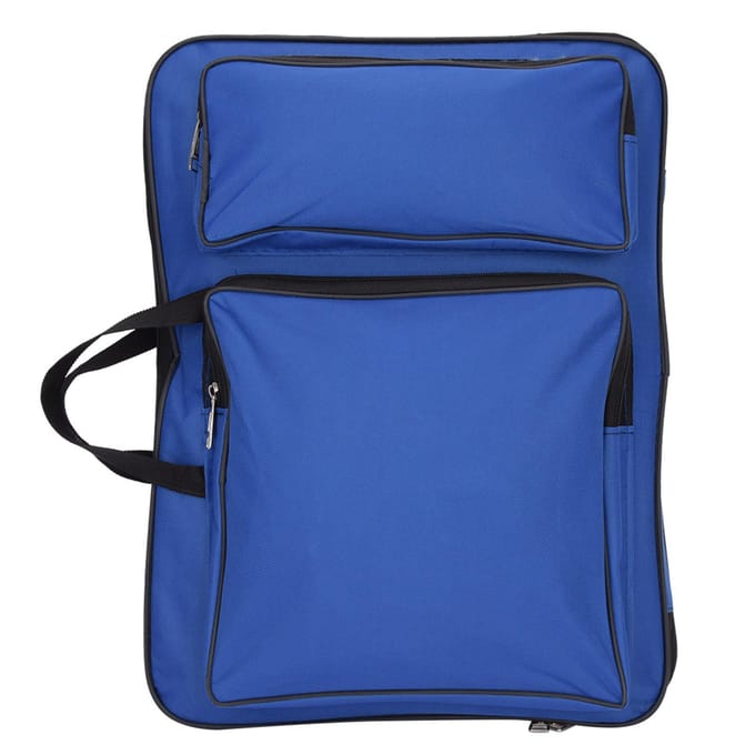 8K Multifunctionele Kunsttas A3 Reisschets-tas Waterdicht Tekenbord Draaggereedschap blue