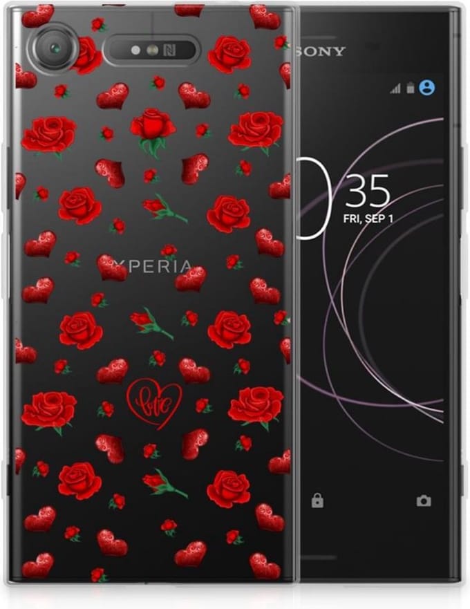 Sony Xperia L4 Bookcase Beton Print