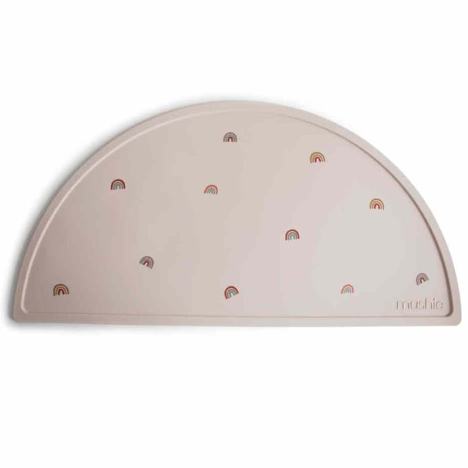 Mushie - Siliconen Placemats - Placemats - Rainbows
