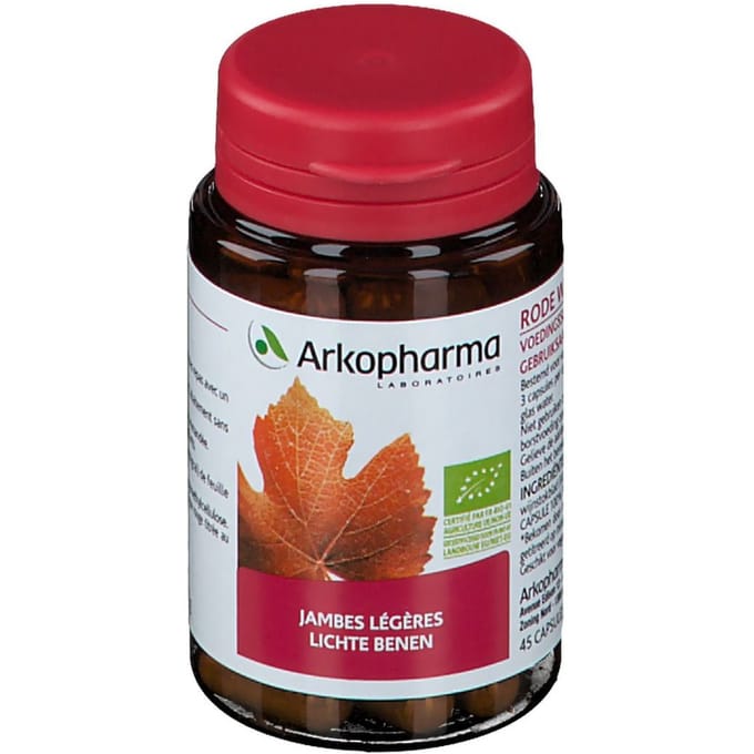 Arkocaps Vitiven Rodewijnstok Bio 45 Capsules