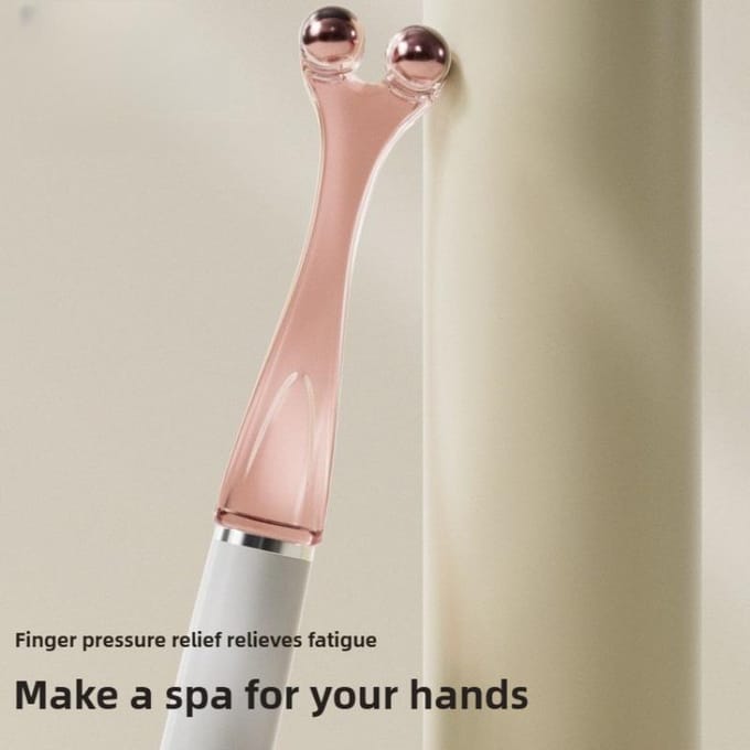 Vingerkoot Acupunctuurpunt Massager Rollers Handheld Hand Acupunctuurpunten Massager Vinger Vermoeidheid Massage Tool groen