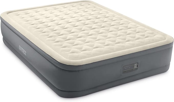 Dura-Beam Elevated PremAire Matrimoniale Luchtbed met Elektrische Pomp en USB, 152x203x46 cm