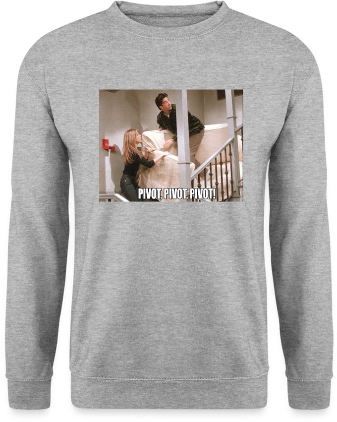 Friends Piivot Meme Sweater Heren