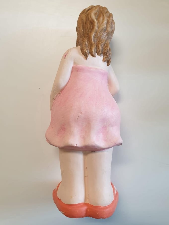 Vrolijk Vrouwen beeldje
