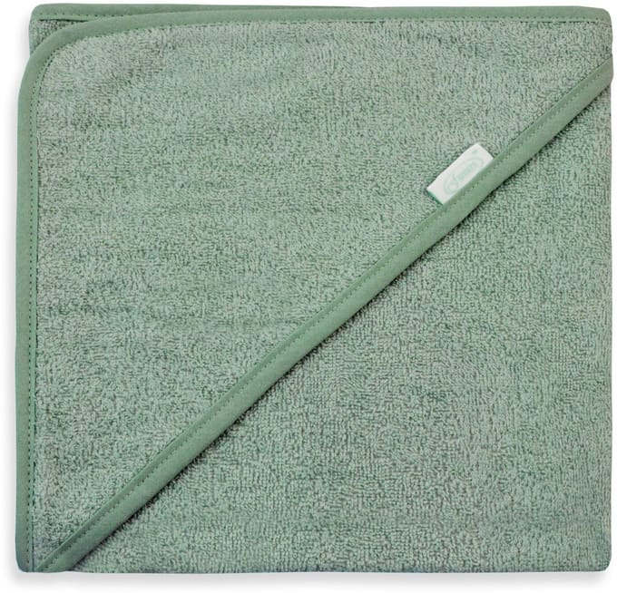 Funnies Badcape | Stone green | 100×100 cm | 100% Katoen | Badstof