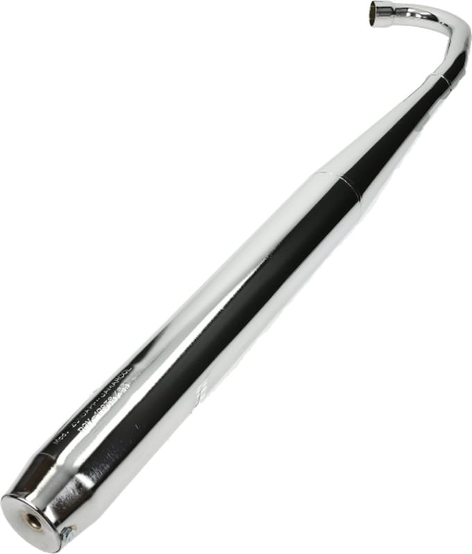 Uitlaat compleet fluister dubbele knik Zundapp 36 32mm chroom