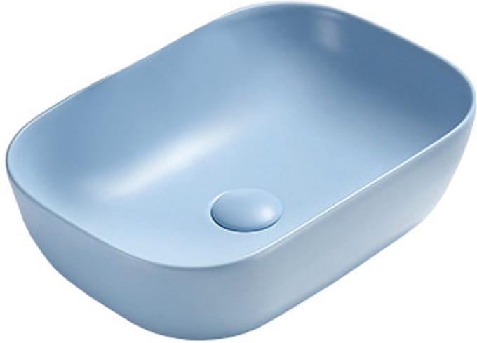 Mexen Rita opbouw waskom 45 x 32 cm, blauwe mat - 21084549