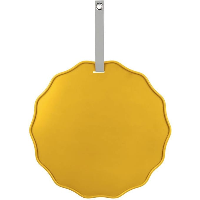Present Time Prikbord Funky Wave - Geel - Ø51cm - Scandinavisch