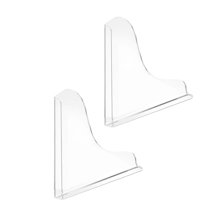 2 PIÈCES Protection Anti-Éclaboussures de Douche Transparente Acrylique Protection d'Angle de Bain Protections d'Eau d'Angle de Baignoire pour la Maison white