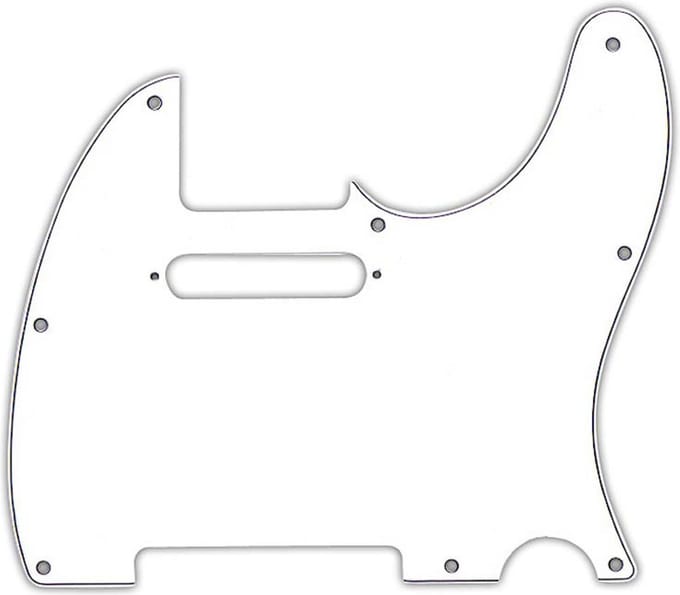 Fender Modern Style Pickguard Tele wit 3-Ply 8-Hole - Pickguard