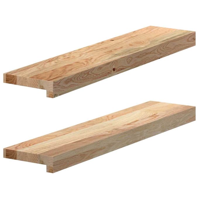 vidaXL - Vensterbanken - 2 - st - onbehandeld - 70x15x2 - cm - massief - eikenhout