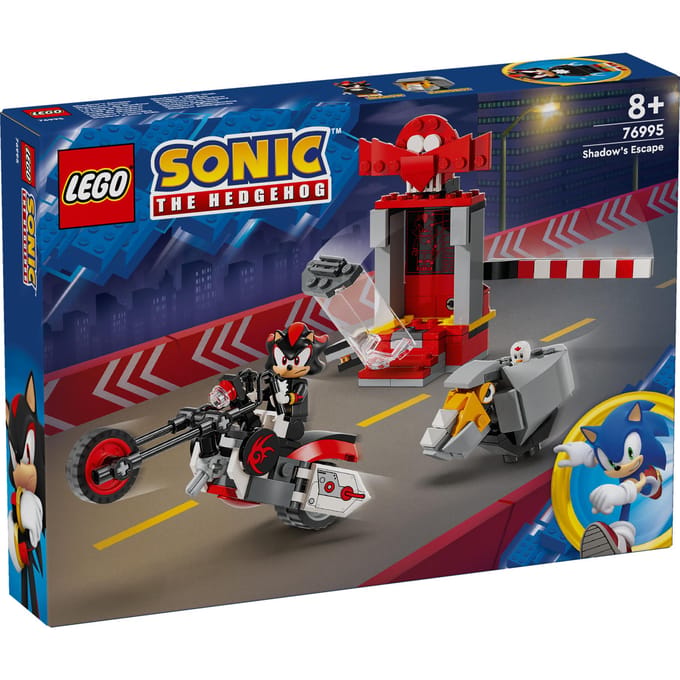 LEGO 76995 Sonic the Hedgehog Shadow the Hedgehog ontsnapping Actiefiguren en Motor Speelgoed