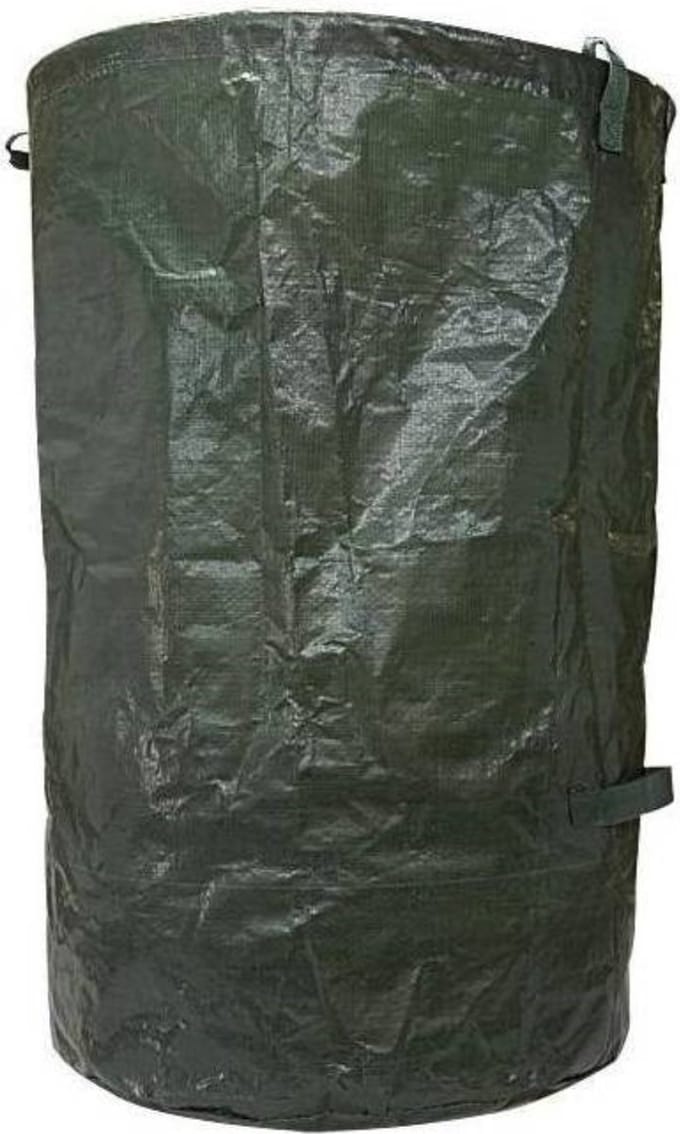 Benson Tuinafvalzak - opvouwbaar - groot formaat - groen - 110 liter - bladeren opruimen