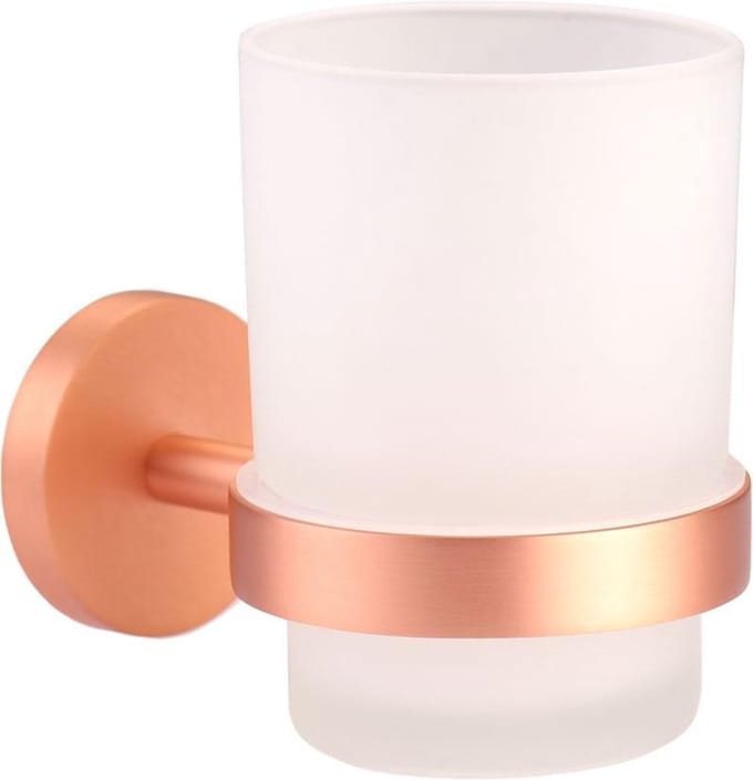 Diamond Line Rondo - Bekerhouder Badkamer - Hangend - Koper