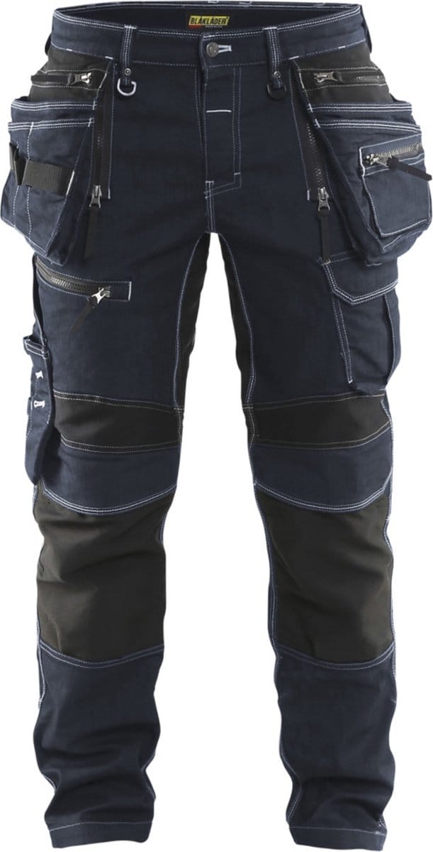 Blaklader Werkbroek denim stretch X1900 1990-1141 - Marineblauw/Zwart - D84