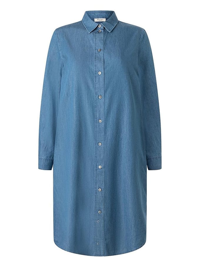 Jurk lange mouwen Van MAERZ Muenchen blauw