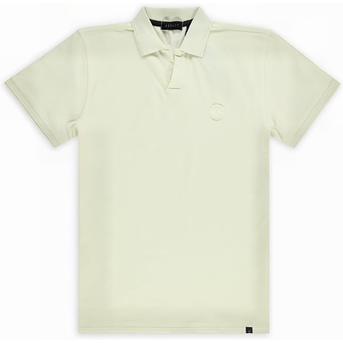 Aspact Leather Polo 2.0 Aqua Größe: S | Poloshirts Outlet | Unisex | Cyan