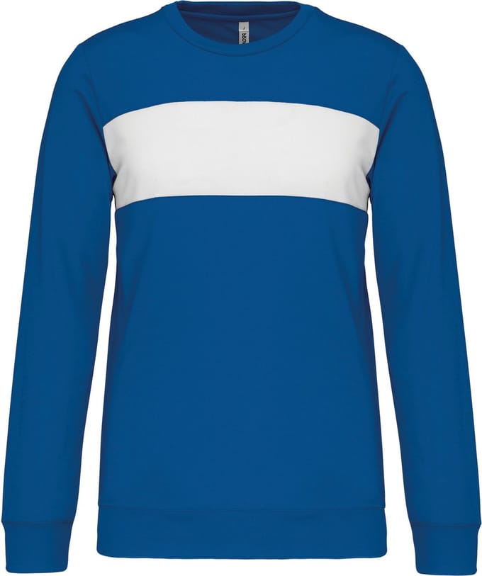 PROACT® Sweater in polyester PA373 - Sporty Royal Blue / White - M
