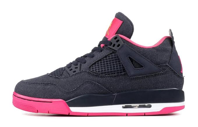 Jordan 4 Retro Denim GS 487724-408 38 black