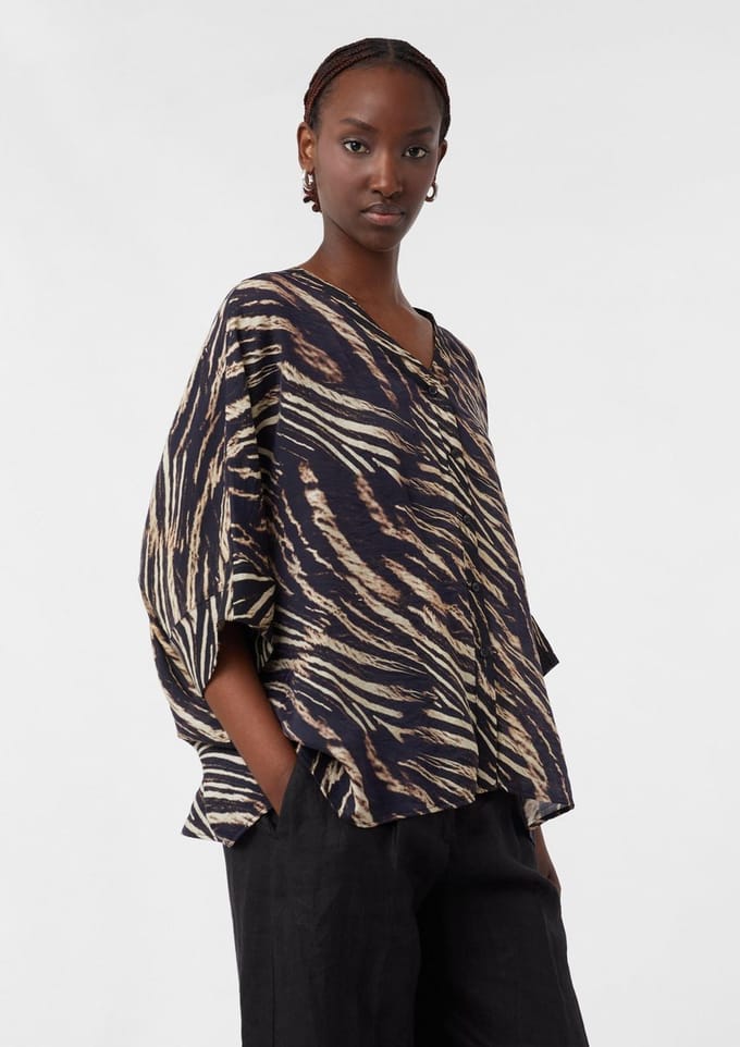 Vrouwenblouse van viscose COMMA