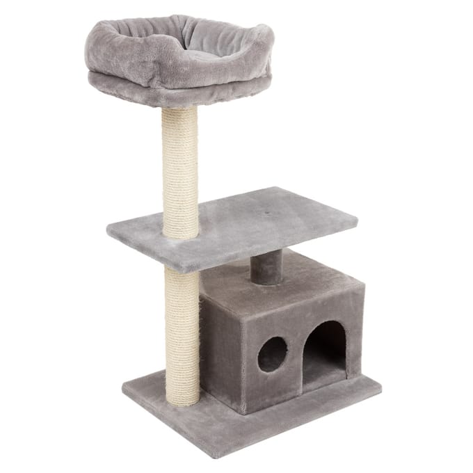 La Digue I Krabpaal Lichtgrijs H90 x L60 x B39 cm