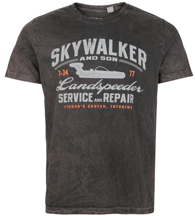 Star Wars - Disney T-shirt - Skywalker - S tot 4XL - voor Mannen - grijs