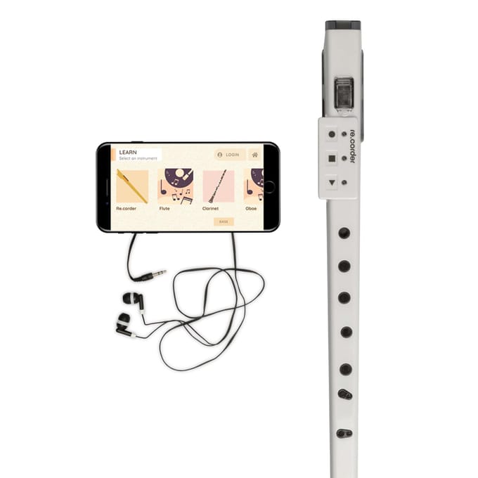 Enregistreur numérique ARTinoise Lunatica Blanc Lunatica Blanc Enregistreur électronique Contrôleur MIDI blanc
