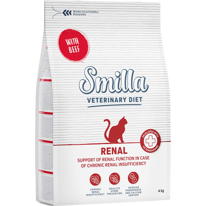2x10kg Renal met Rund Smilla Veterinary Diet Kattenvoer