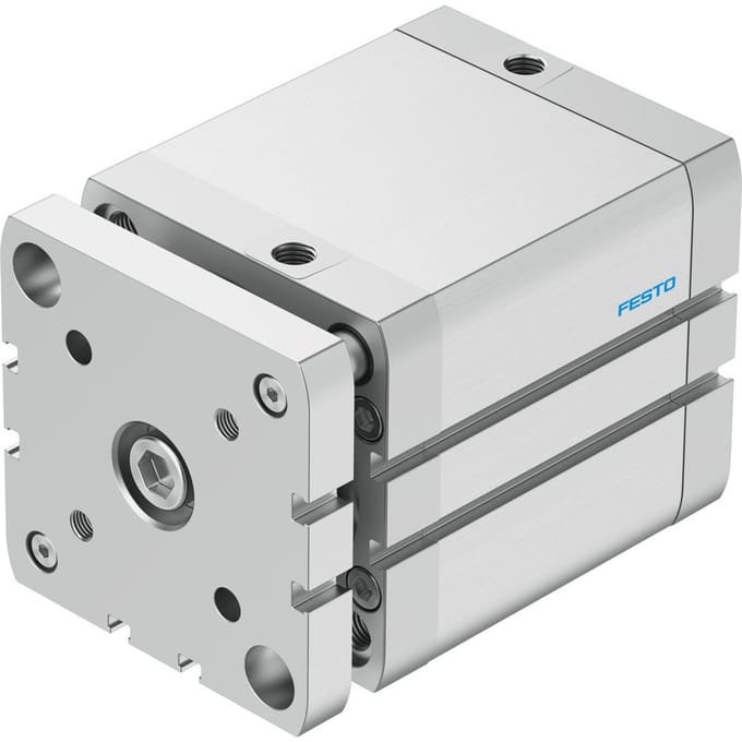 Festo Compacte Cilinder 80mm Boring 60mm Slag ISO 21287 Dubbelwerkend - 574065 - P2DS3