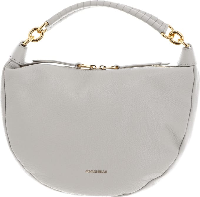 COCCINELLE Leren Handtas Lea Shoulder Bag Gelso Beige