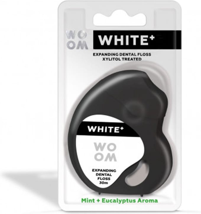Woom white+ expanding dental floss 30mtr.