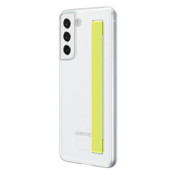 Hoesje voor Samsung Galaxy S21 FE Samsung Slim Strap Cover Wit