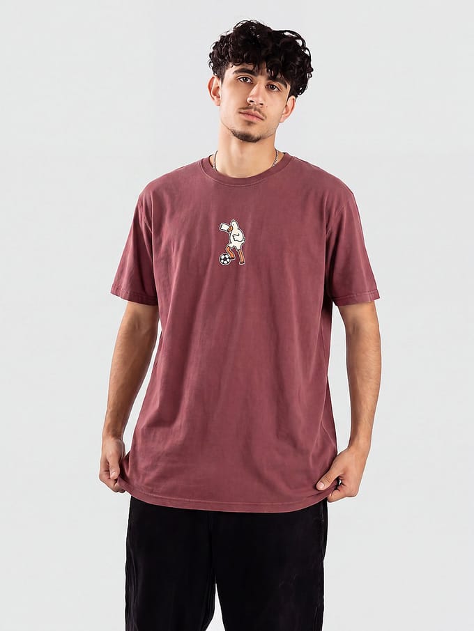 A.LAB Mother Goose Soccer Boxy T-Shirt rood
