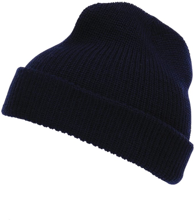 Commando muts 100% wol - Blauw
