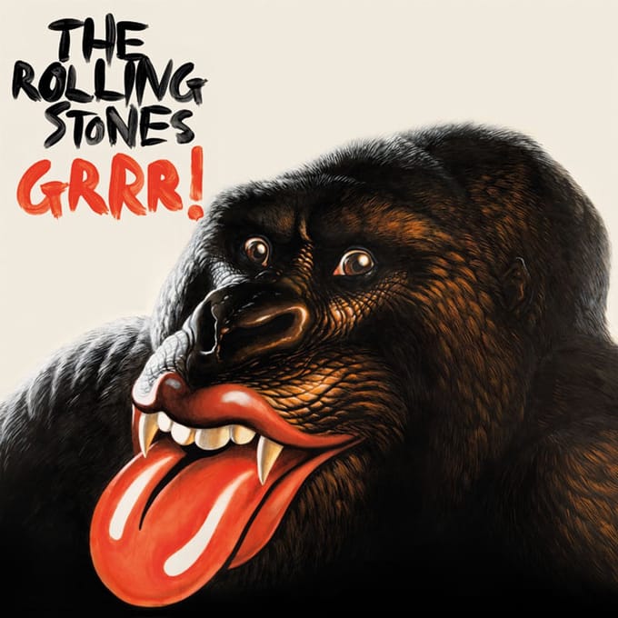 The Rolling Stones - GRRR - Canvas - 40x40cm