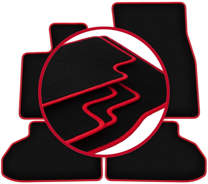 CARLUX-RED automatten voor: BMW X6 F16 SUV (2014-)