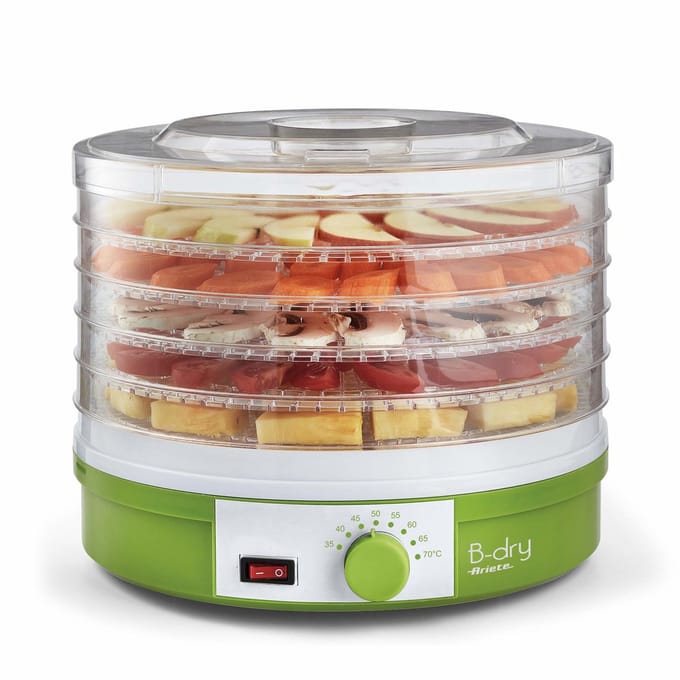 Ariete 0616/00 B-Dry voedseldroger - droogoven - Dehydrator - 5 lades - 245 Watt