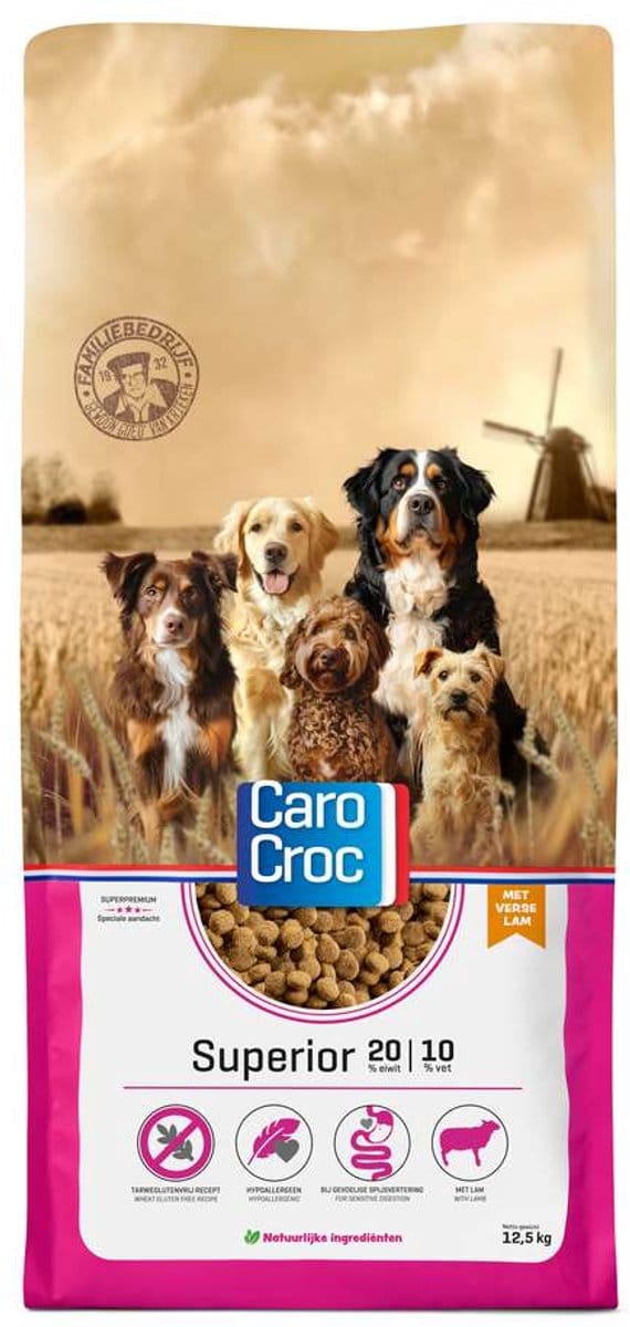 CaroCroc Superior 12.5 kg [20/10] met extra 100 gram snacks