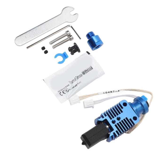 3D Printer Hotend Kit Hittebestendig Hoge Snelheid Printen Hot End Kit voor Ender 3 V2 Pro white
