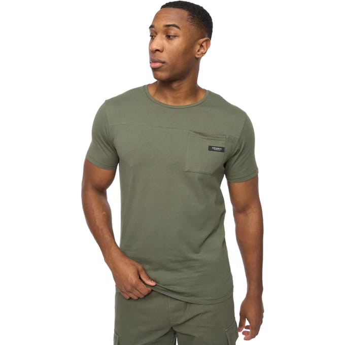 Crosshatch Heren Utilate T-shirt (Thyme)