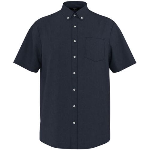 ESMARA MEN Linnen heren overhemd (Marineblauw, M)