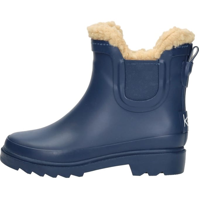 KEQ Chelsea Rainboots Fur Kinderlaarzen - Blauw - Maat 21/22