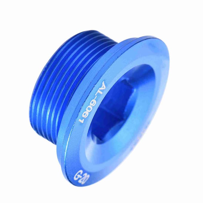 Aluminiumlegering Fiets Fiets Crankstel Crank Bevestigingsbout Schroef (Blauw) blue