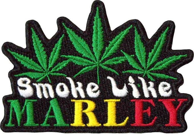 Bob Marley - Smoke Like Patch - Multicolours