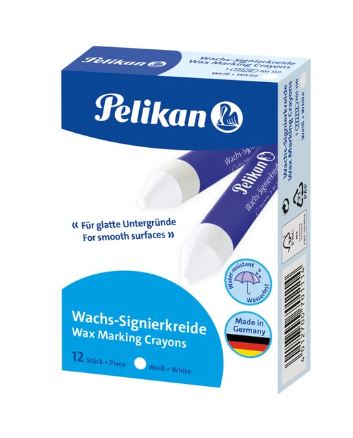 Pelikan merkkrijt 772 - Wit- 12 stuks