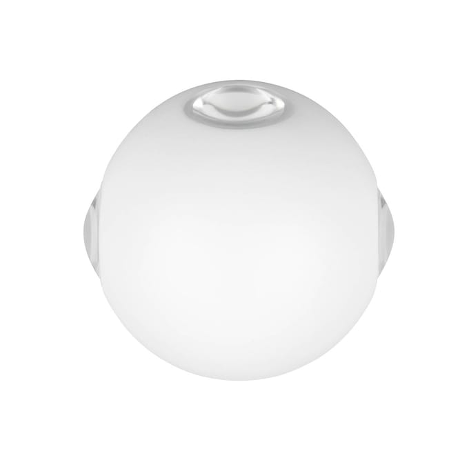 Trio Lighting Buitenwandlamp Avisio, mat wit, 4-lamps, halfrond
