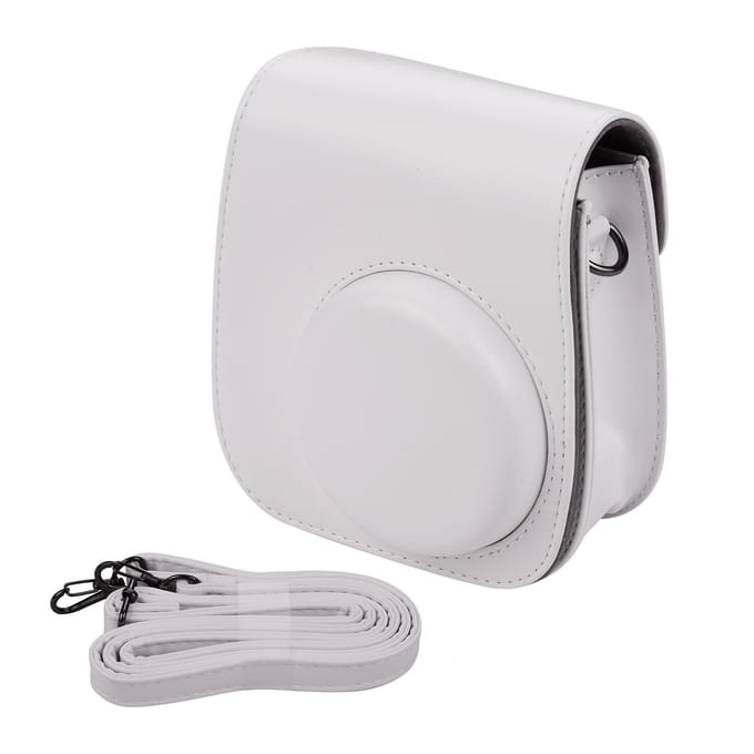 Draagbare Instant Camera Case Tas Houder PU Leer met Schouderband Compatibel met Fujifilm