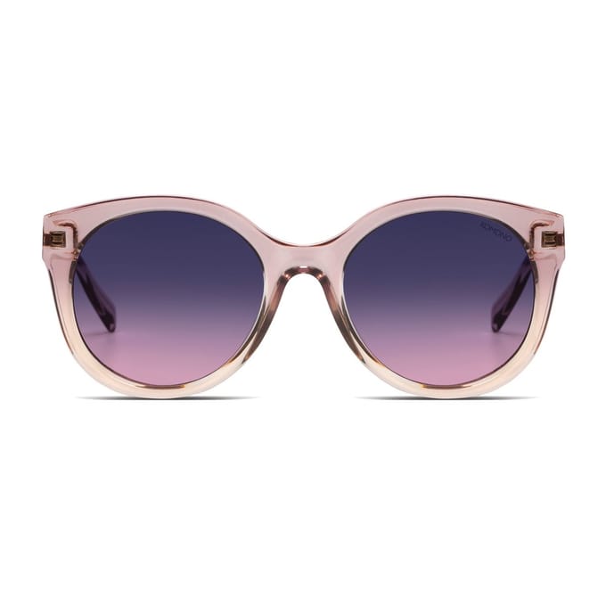 KOMONO Ellis Metal Zonnebrillen Dames - Rosegoud - Maat ONESIZE