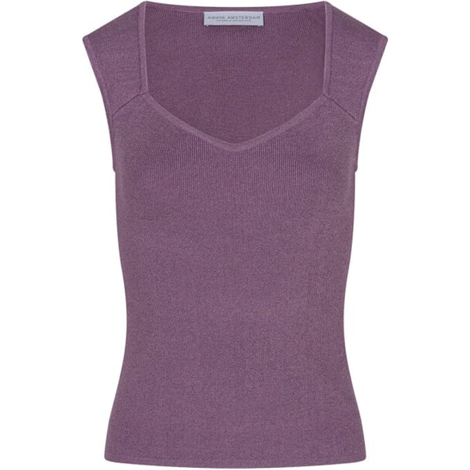 Amaya Amsterdam Sunroot Dames - Topjes - Paars - Maat XL